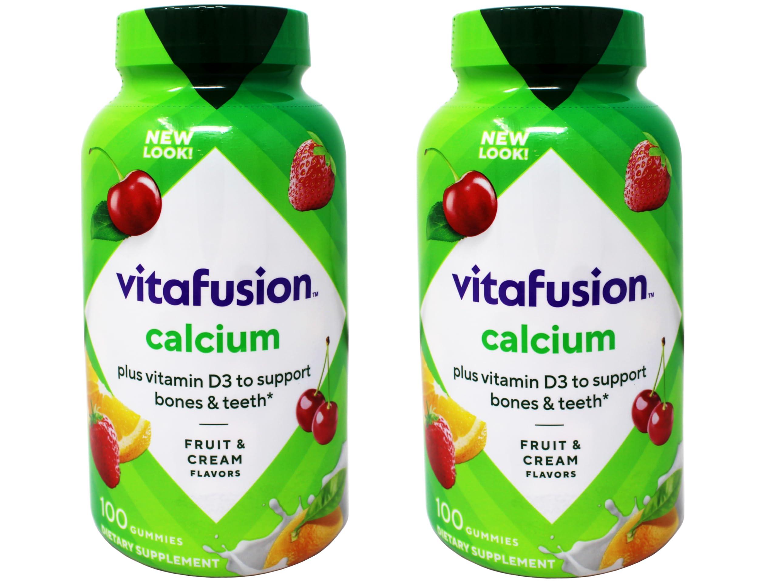 Vitafusion Vitafusion Calcium Gummies, 500 mg (2 Pack, 200 ct.)