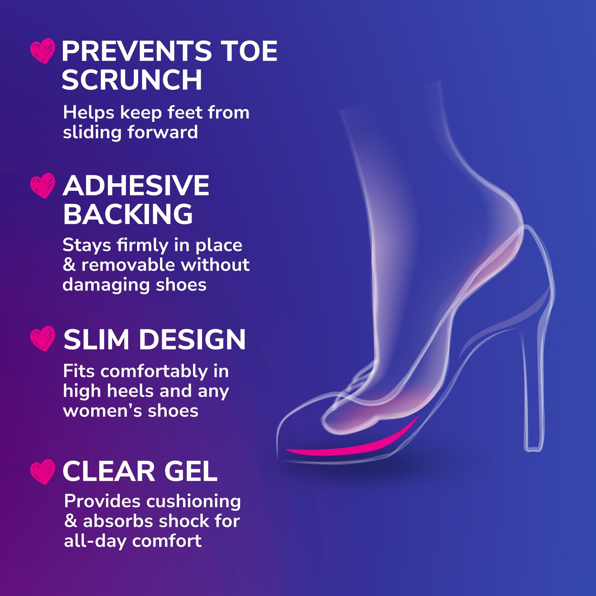 Dr. Scholl's Dr. Scholl\'s Love Your Heels & Wedges Ball of Foot Cushions for Women, 1 Pair, Metatarsal Pads Women - All-Day Comfort for High Heels - Relieve & Prevent Shoe Discomfort, No Sliding Stopper Pads