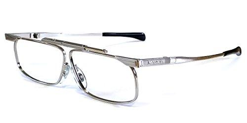Kanda Of Japan SlimFold Kanda (003) of Japan Folding Reading Glasses w/Case in Silver ; +2.00