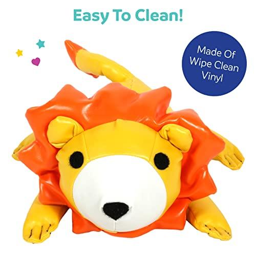 Fun and Function Fun and Function Leo The Weighted Lion - Weighted Stuffed Animal - Weighted Animals for Sensory Kids - Weighted Sensory Stuffed Animal for Ages 18 Mos+