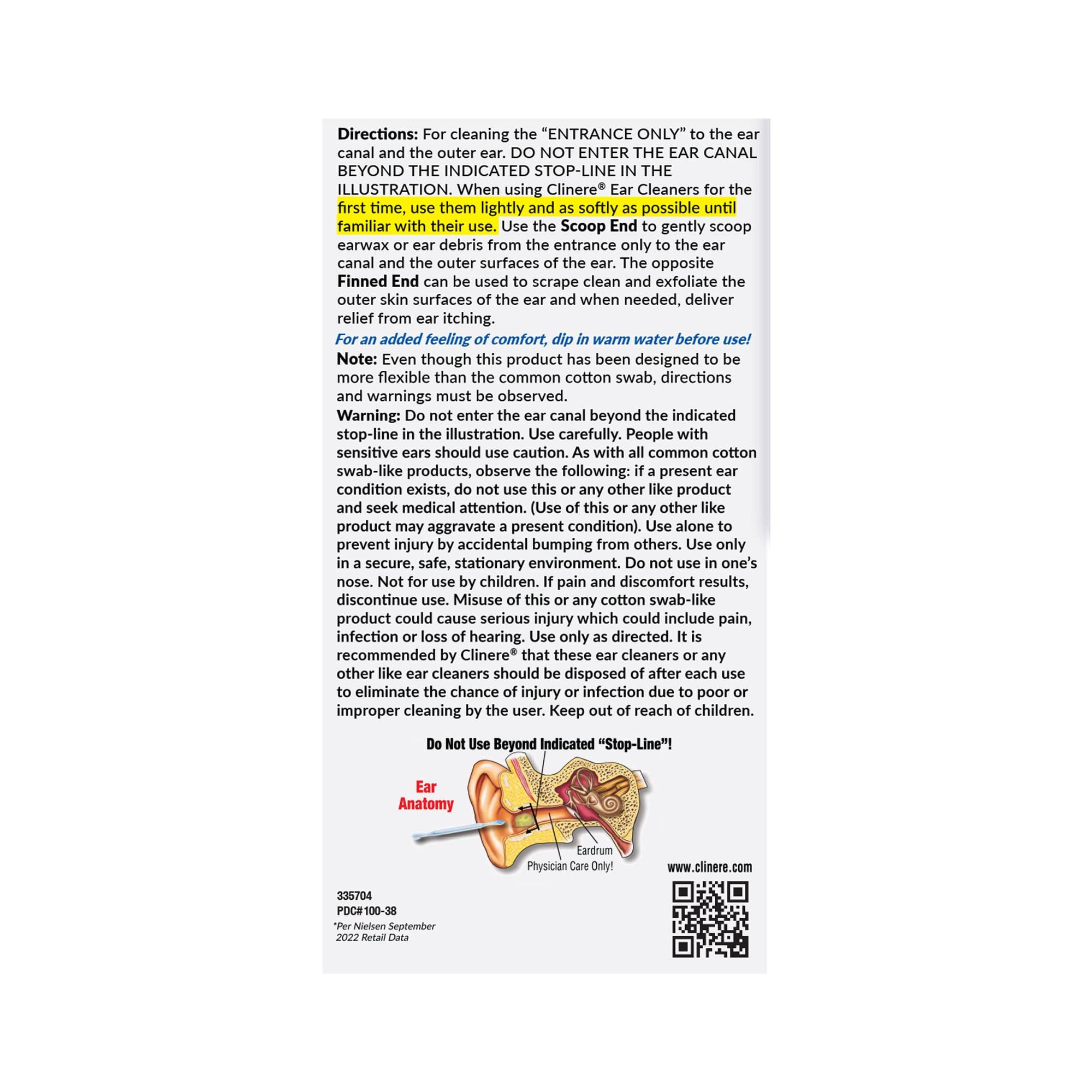 Clinere Clinere Ear Cleaners Club Value Pack, 36 Count Earwax Remover Tool Safely and Gently Cleaning Ear Canal at Home, Itch Relief, Ear Wax Buildup, Works Instantly