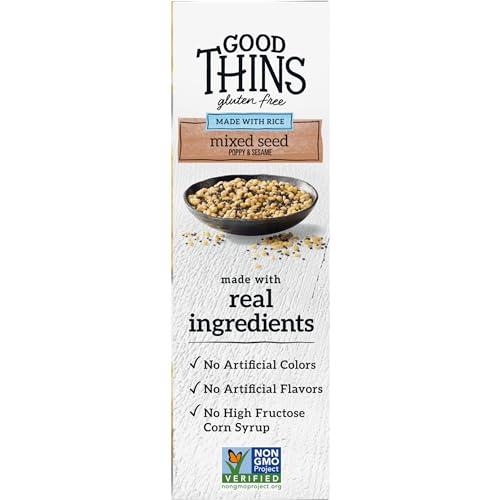 Good Thins Good Thins Mixed Seed Rice Snacks Gluten Free Crackers, 3.5 oz