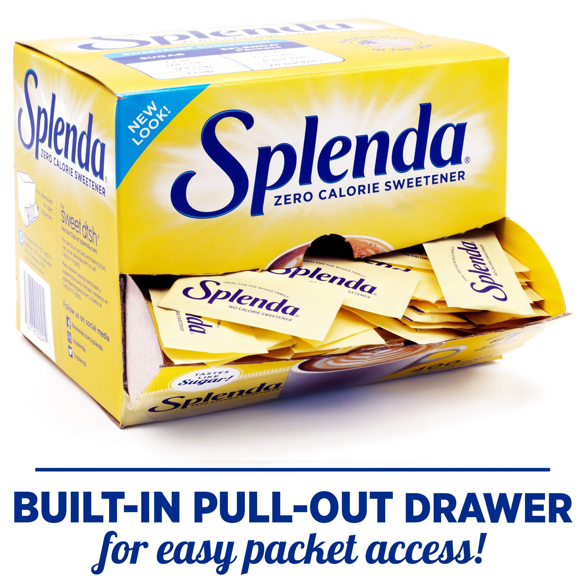 SPLENDA SPLENDA Zero Calorie Sweetener Packets Great For Sweetening Coffee, Tea, Fruit, and More (400 Individual Packets)