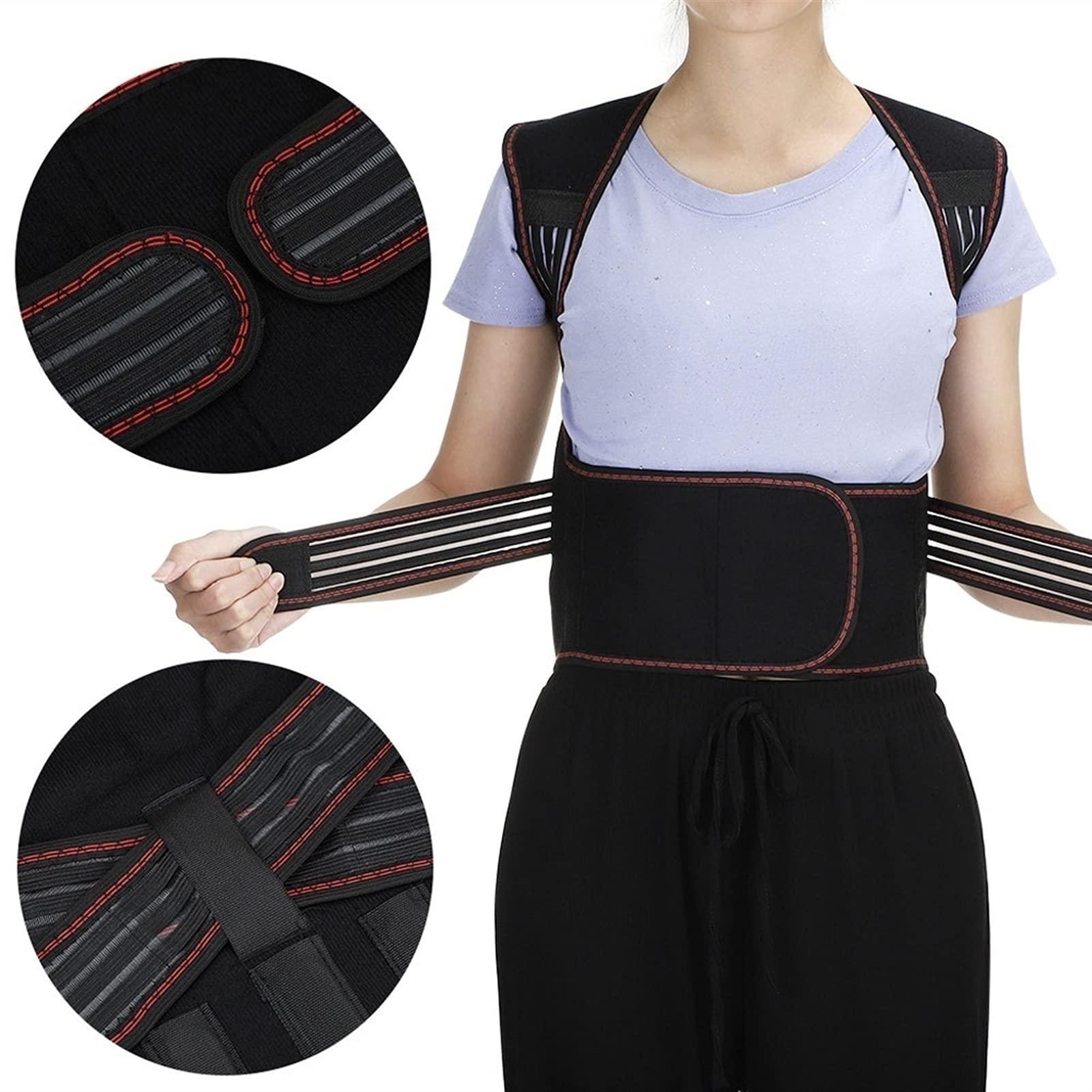 ANRIO ANRIO Self-Heating Back Brace for Middle-Aged and Elderly Men Women Keeping Warm Posture Corrector Magnetic Therapy Health Care Post Surgery Full Back Waist Shoulder Lumbar Support Belts