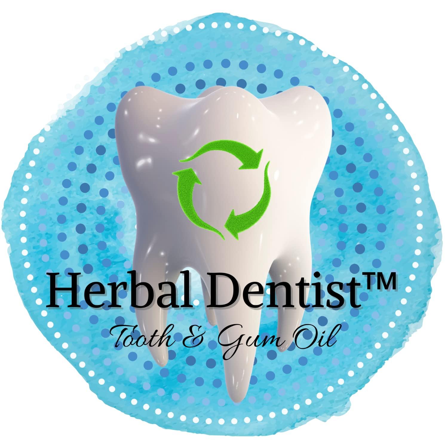 Saffron Spalon & Herb Co. Herbal Dentist Tooth & Gum Oil {Extra Strength} 100% Pure & Natural Complete Oral Health Care (3 Pack)