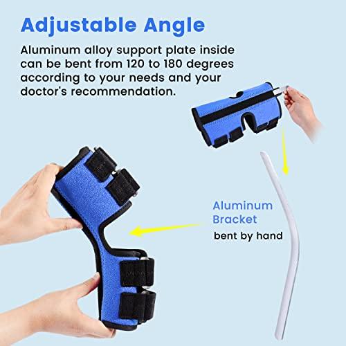 Sylong Elbow Brace, Night and Day Splint for Ulnar Nerve Entrapment for Left and Right, Cubital Tunnel Syndrome Physical Therapy and Recovery, Arm Immobilizer for Sleep and Work, for Woman, Man - L/XL