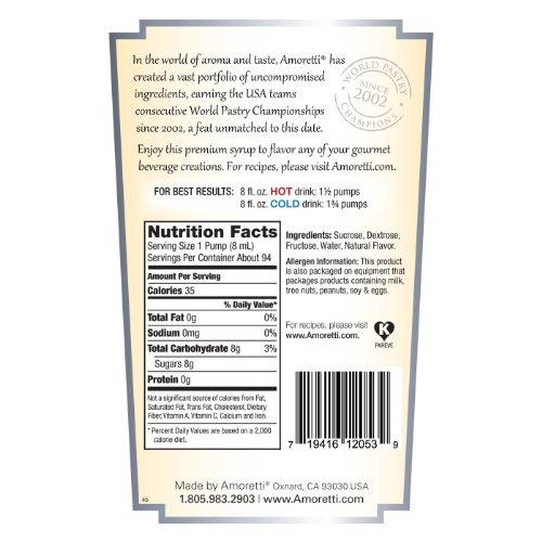 Amoretti Amoretti Premium Syrup, Blueberry, 25.4 Ounce