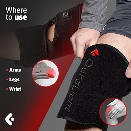 CURALIGHT CURALIGHT Red Light Therapy for Joints - LED Infrared and Red Light Therapy Belt for Joint, Knee and Elbow. Pain Reliever Red Light Joint Therapy Equipped. Rechargeable with Powerful LEDs 660nm 850nm