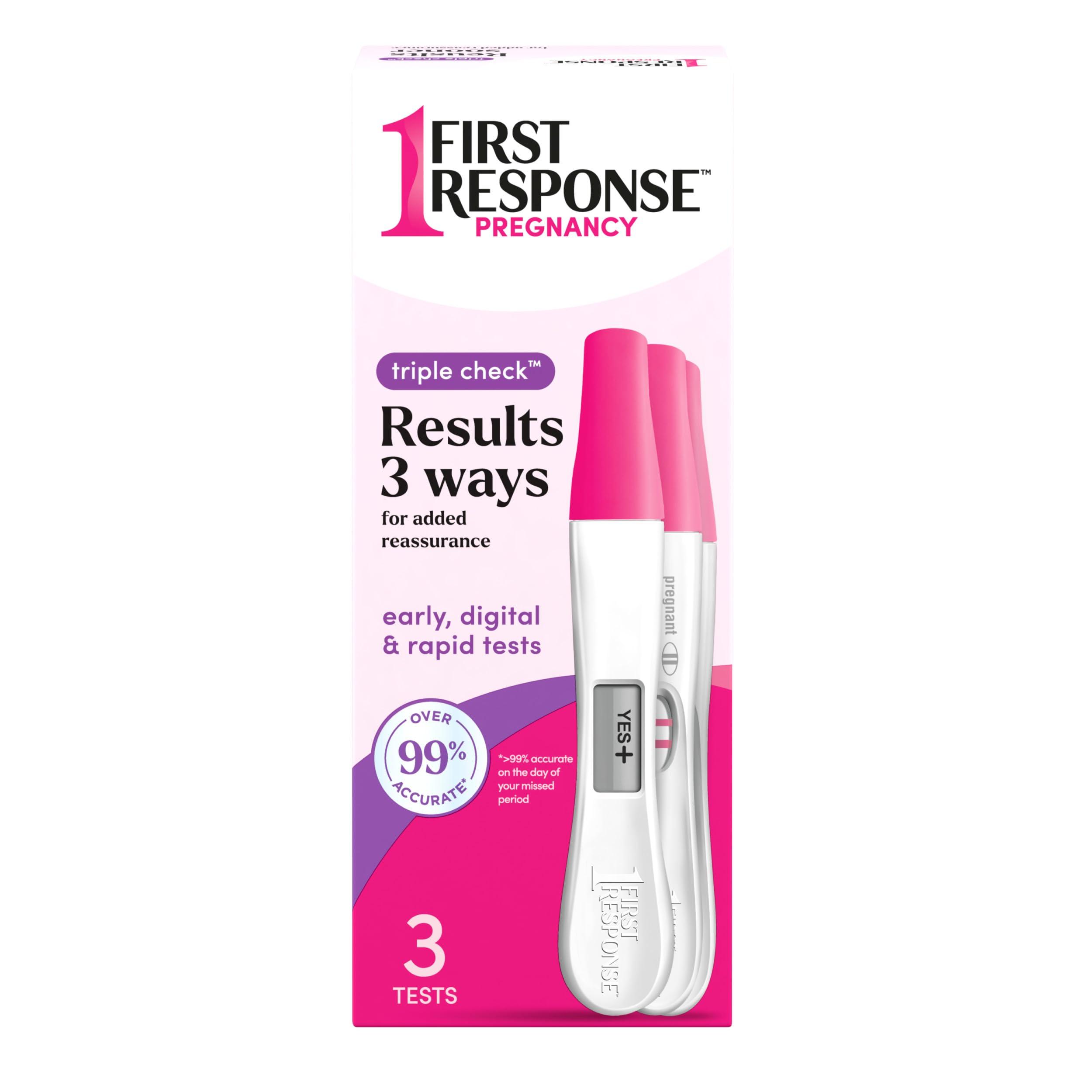 FIRST RESPONSE First Response Triple Check Pregnancy Test 3 ct.