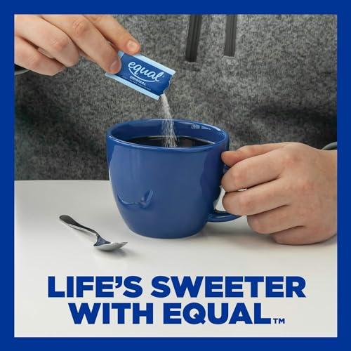 Equa Equal Original Zero Calorie Sweetener, 0.8g Packets, 100 Count Bag