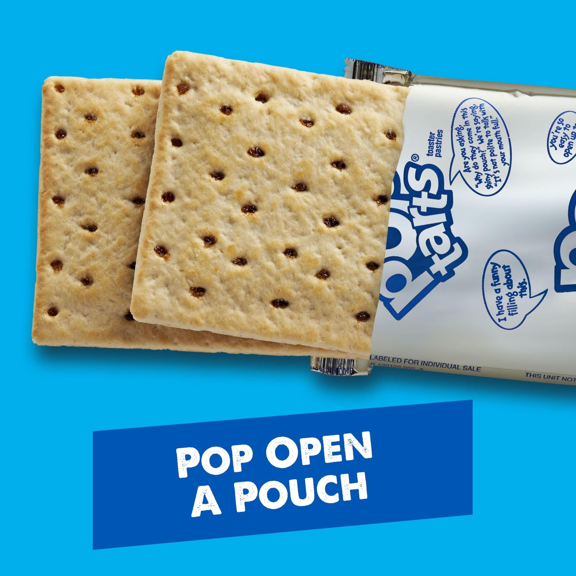 Pop-Tarts Pop-Tarts Toaster Pastries, Breakfast Foods, Kids Snacks, Unfrosted Brown Sugar Cinnamon (96 Pop-Tarts)