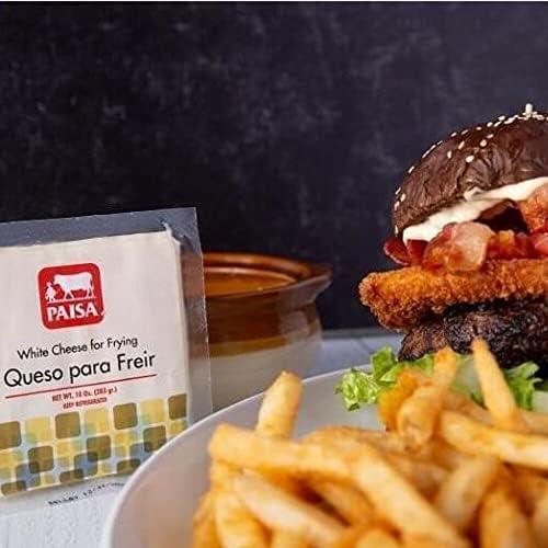 Paisa Queso para freir - White Cheese for Frying (Pack of 4-40 oz total)