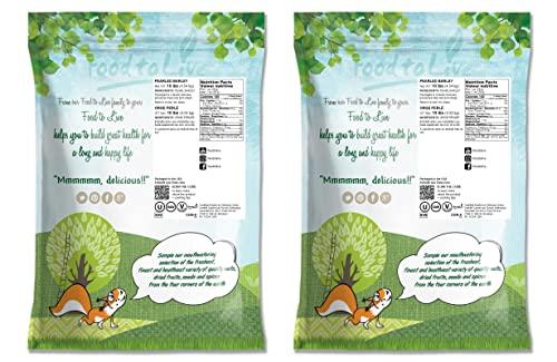 Food to Live Pearl Barley, 20 Pounds Processed Hulled Barley, Cereal Grain, Kosher, Vegan, Bulk. Cooks Faster than Hulled Barley. High in Fiber. Great for Soups, Risottos. Product of the USA