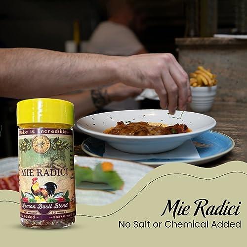 Mie Radici Mie Radici Variety Pack of Spices Blends - Fresh Dried Herbs - No Salt or Chemicals Added - Comes in Various Flavors | Original Sicilian Spice, Award Winning Pizza Blend, Sicilian Meatball Blend (Lemon Basil + Meatball + Sicilian + Pizza Sauce)