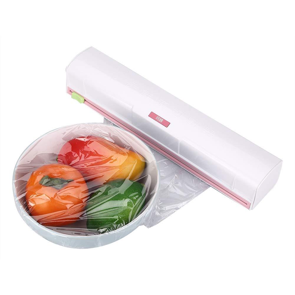 Lazmin Cling Film Cutter, Plastic Food Wrap Dispenser, Wrap Cutter Foil and Cling Film Cutte Storage Kitchen, Made of ABS Material, Non