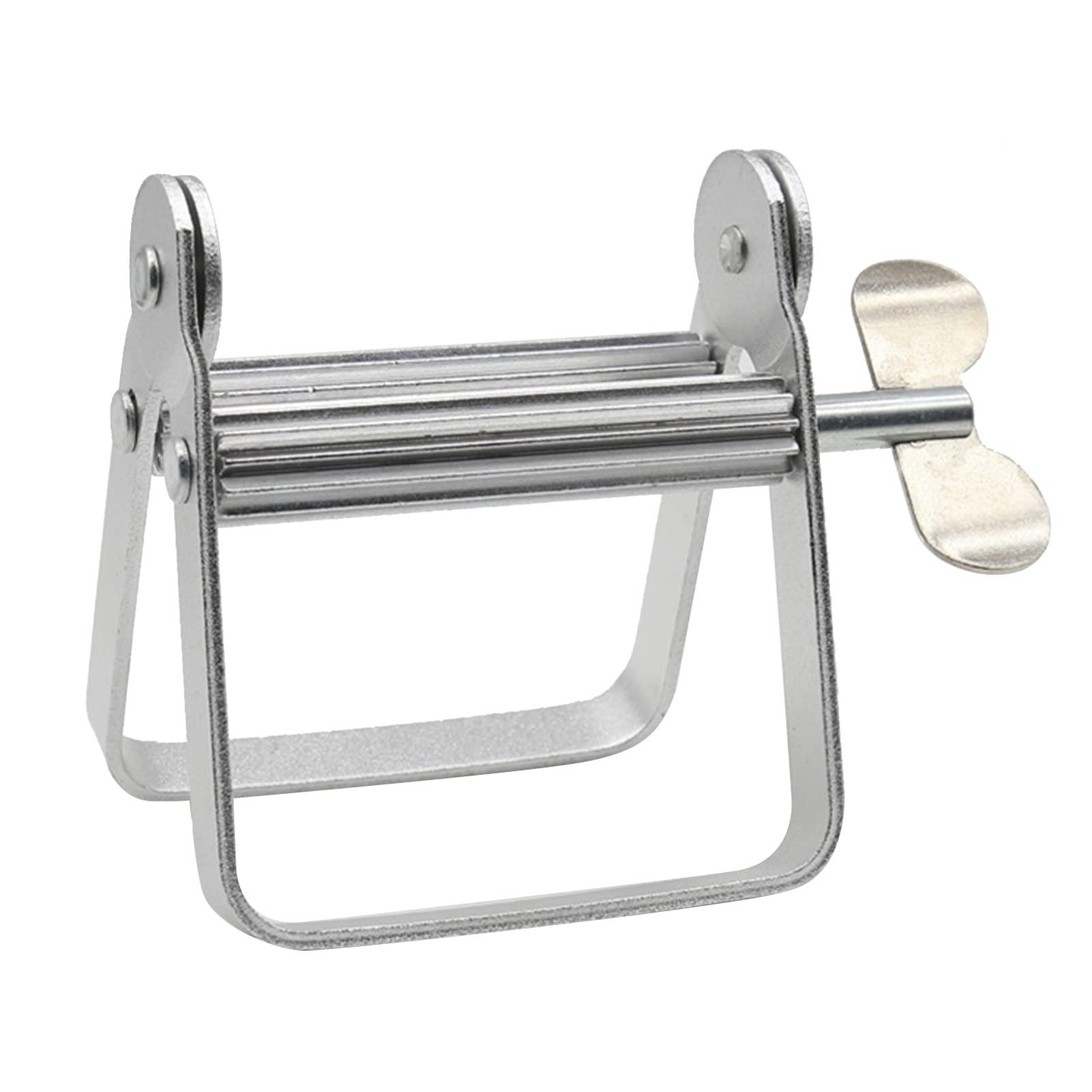 Naroote Toothpaste Squeezer Tube Roller, Multifunctional Metal Toothpaste Tube Squeezer Paint Tube Wringer Tooth Pastetooth Paste Squeeze for Artist, Hair Salon, Painter