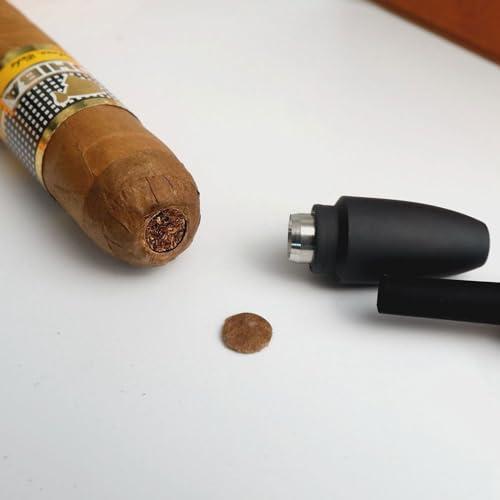 tlhaoa Cigar Cutter Cigar Punch Guillotine Cigar Cutter & V-Cut Cigar Cutter 3 Pack Perfect Combo of Cigar Accessories for Men (3 Pack, Silver)