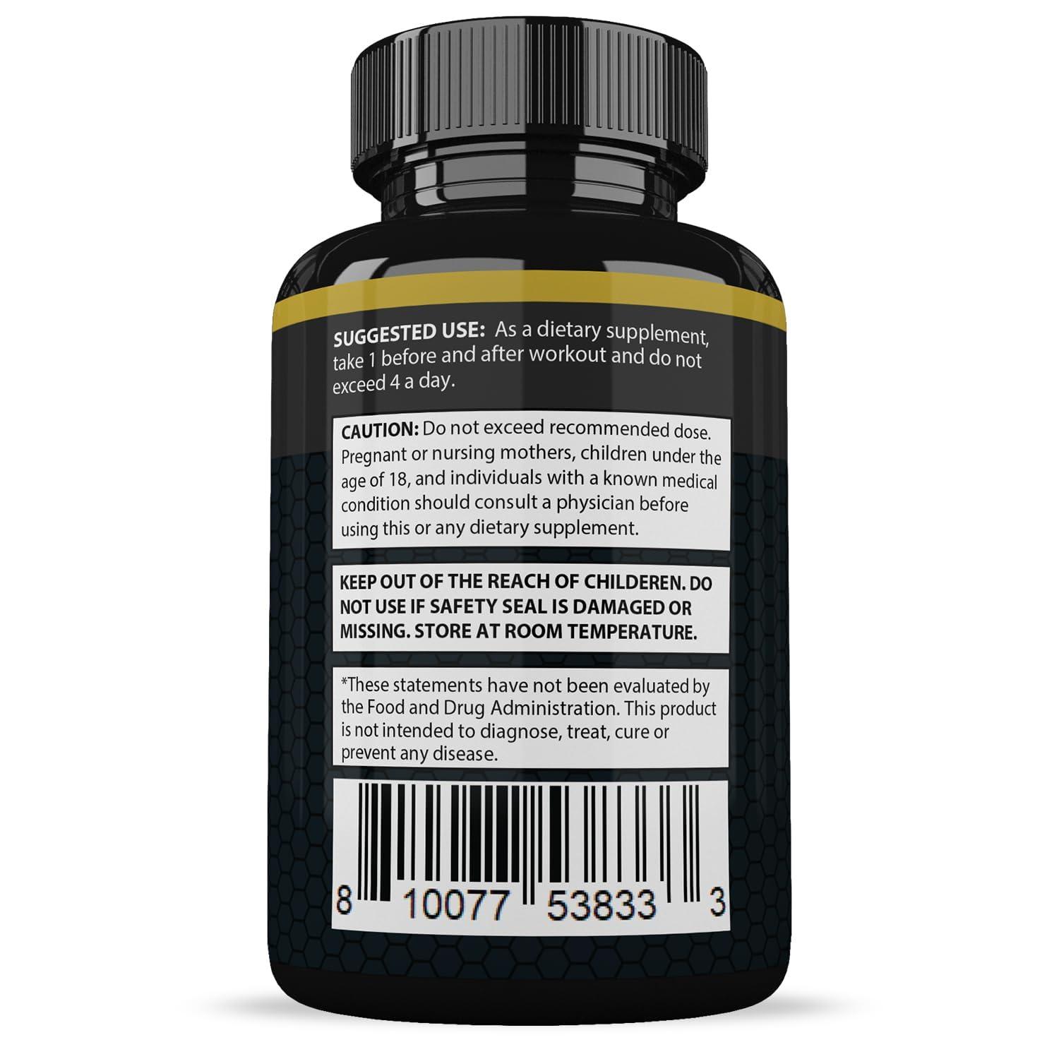Justified Laboratories (2 Pack) Vigor Now Max 1600MG Advanced Men's Health Formula 120 Capsules