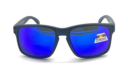 SydeStyle SydeStyle Polarized & Bifocal Reader Sunglasses for Men Women, Wrap Sports Sun Reading Glasses UV Protection (Blue Lens, 1.50, multiplier_x)