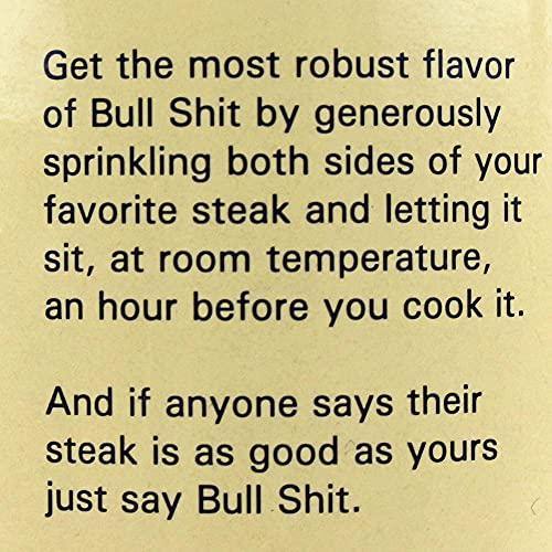 Big Cock Ranch Bull Shit Steak Seasoning, Net Wt 12oz