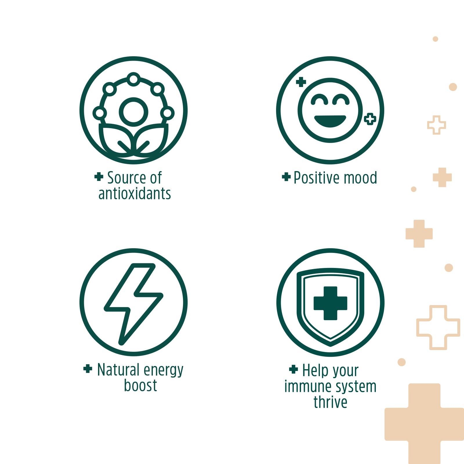 INDEPENDENCE COFFEE CO. goodPOD Mood and Immune Support Single Serve Coffee K Cup Pods, Organic Arabica Coffee with Reishi & Chaga Mushrooms, Medium Roast, 12 Count