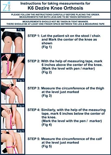 Z ONE Z1 K6 Hinged Unloader Knee Brace - Knee Support for MCL, ACL, PCL, Ligament & Sports Injuries, Mild Osteoarthritis, Meniscus Tear & Knee Joint Pain, Running Best Protection - Men & Women - Size (S1)