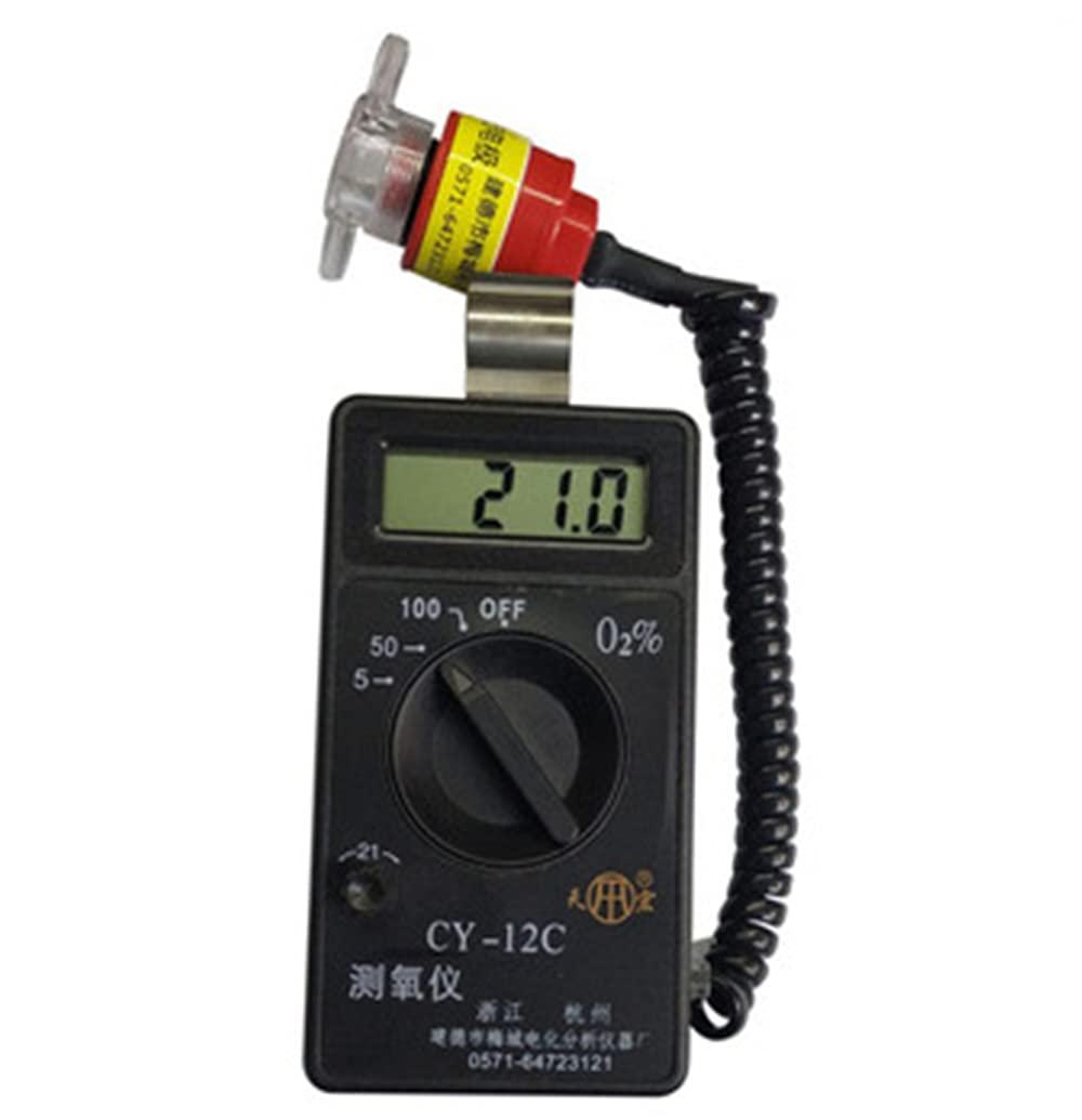 OKYUK CY-12C Portable Oxygen Meter Oxygen Content Detector Oxygen Analyzer Digital Display
