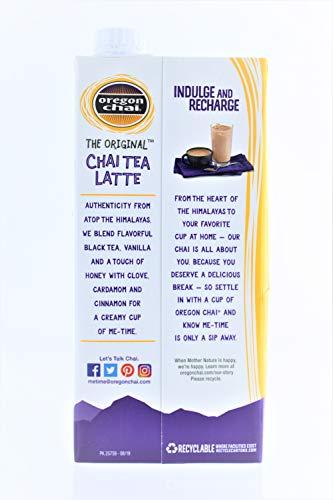 Oregon Chai Oregon Chai Tea Concentrate the Original Flavor, 1 Quart (Pack of 3)