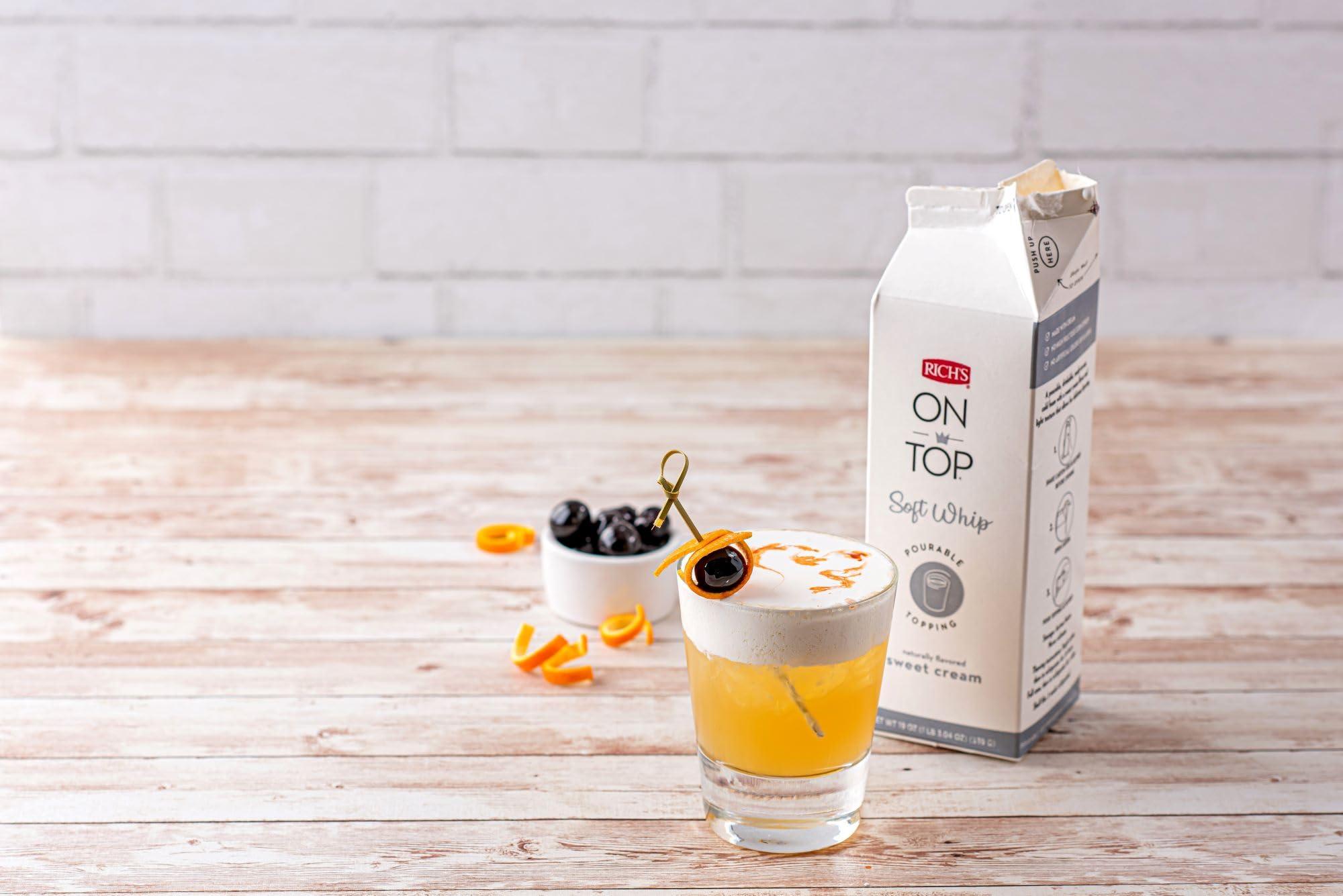 Rich\'s Rich\'s On Top, Soft Whip Topping, Naturally Flavored Sweet Cream, Frozen, 6 Pack, 19 Ounce Cartons