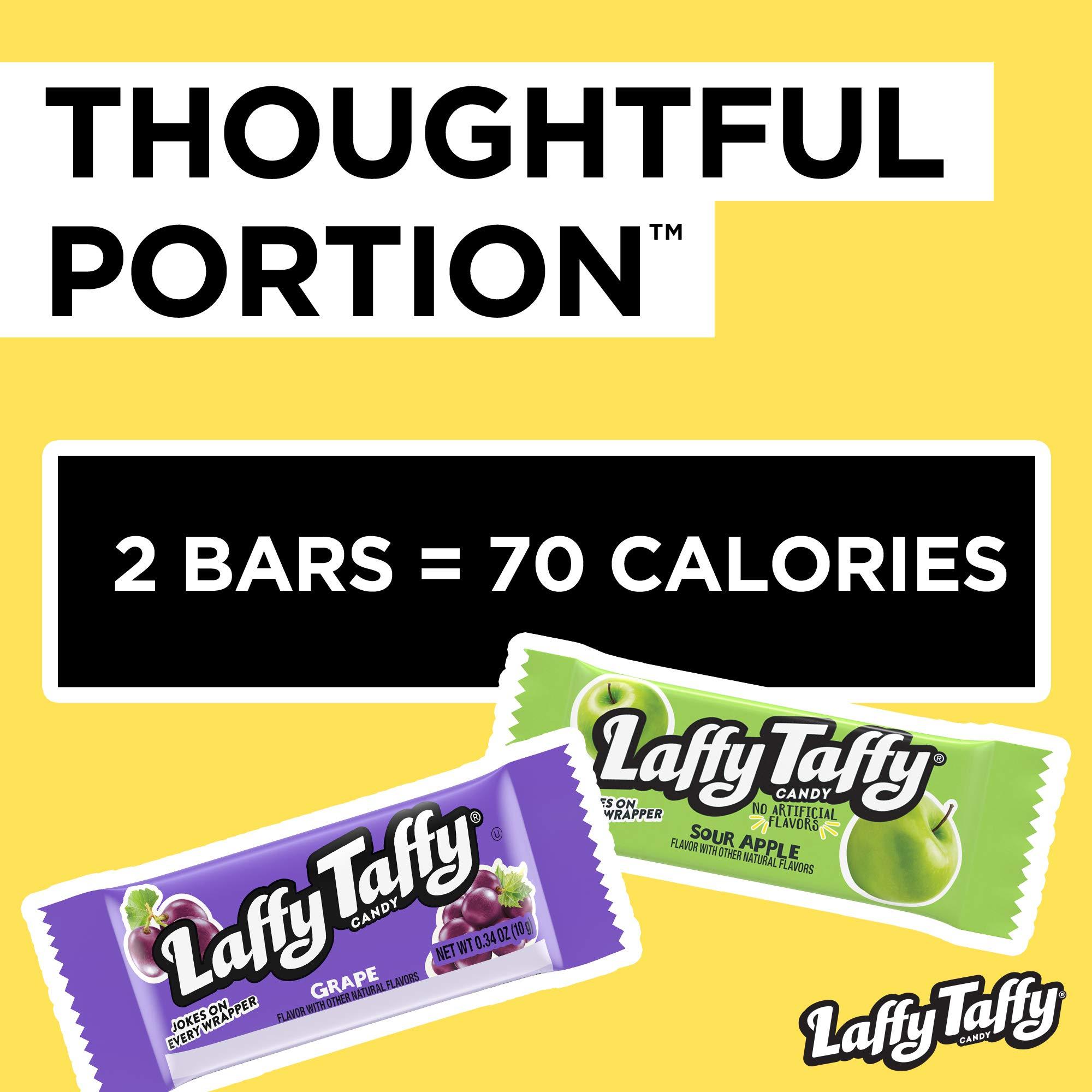 Laffy Taffy Laffy Taffy Candy, Assorted Fruit Flavors, Individually Wrapped Mini Bars, 6 Ounce Bag