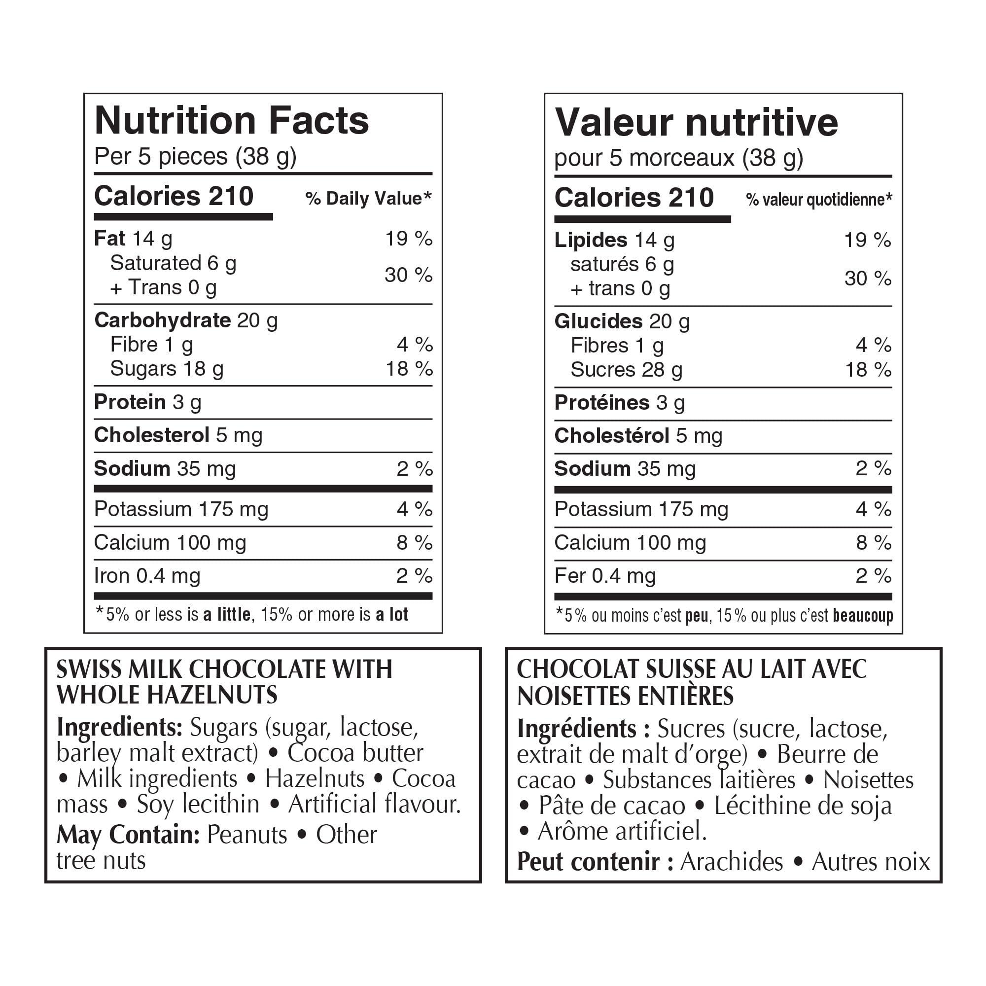 Lindt Lindt Swiss Classic Milk Chocolate With Whole Roasted Hazelnuts - 300g