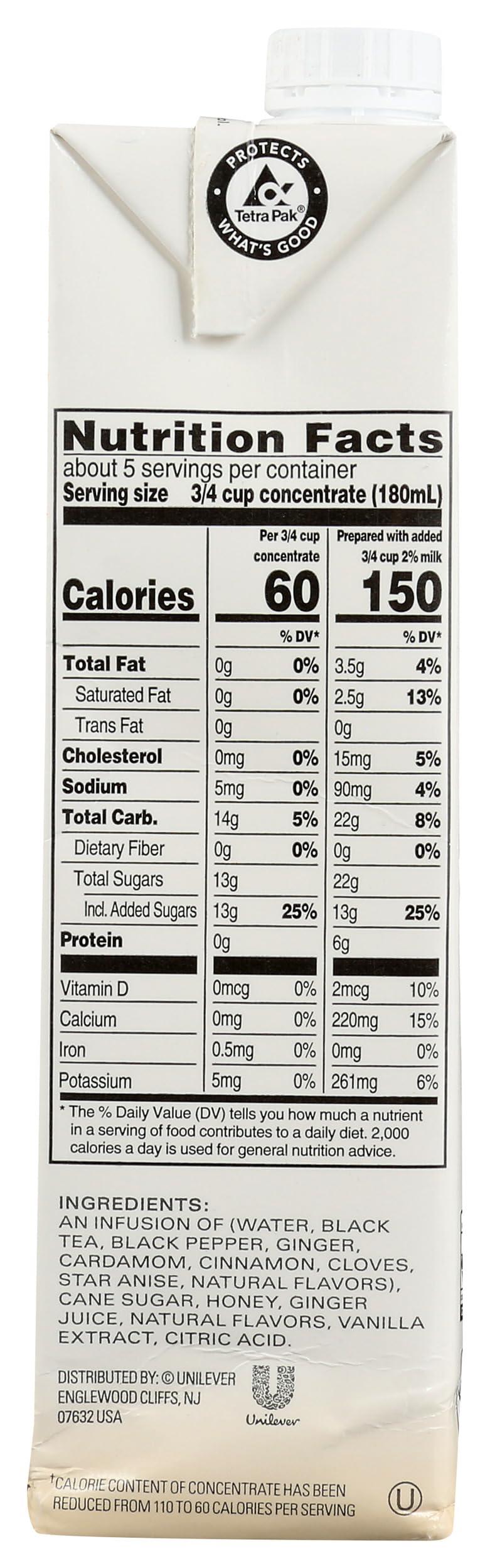 TAZO TAZO Skinny Chai Tea Latte Concentrate, 32 FZ