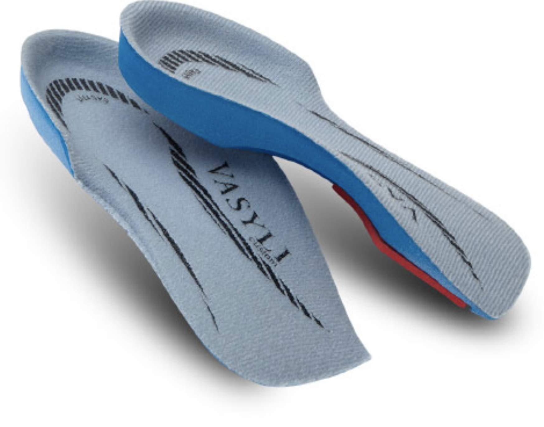 Vasyli Vasyli Custom Easyfit Insoles, X-Large, Fast & Effective Pain Relief, Medium Density, Mild Support, Functional Biomechanical Control, Lateral Cut-Away, Hard-to-Fit Footwear, Heat Moldable