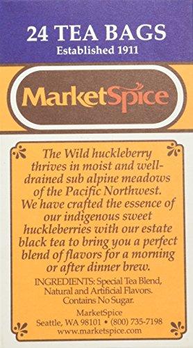 MarketSpice Marketspice Huckleberry Tea Bags, 2 Ounce