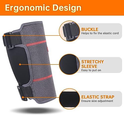 comfheat Comfheat Elbow Heating Pad Wrap for Joint Pain USB Heated Elbow Brace for Tendonitis and Tennis Elbow Portable Moist Heat Therapy Elbow Sleeve Adjustable Temperature (Non-Chargeable)