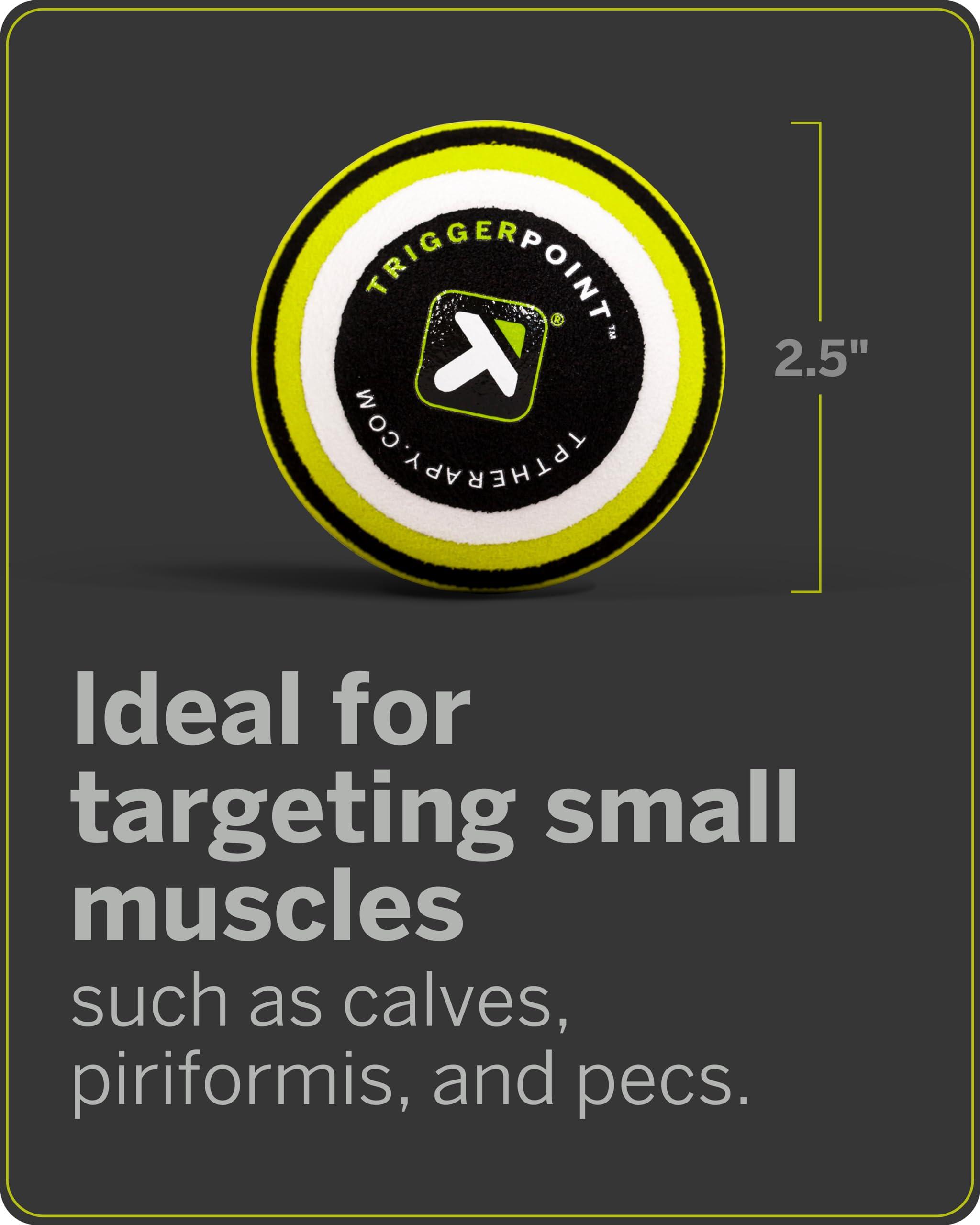 Trigger Point Performance TriggerPoint MB1 EVA Foam Massage Ball - Deep Tissue Self Massage Mimics Massage Therapist Hands - Targets Hard-to-Reach Small Muscle Tightness, Eases Joint & Muscle Pain - Lightweight, Easy to Clean