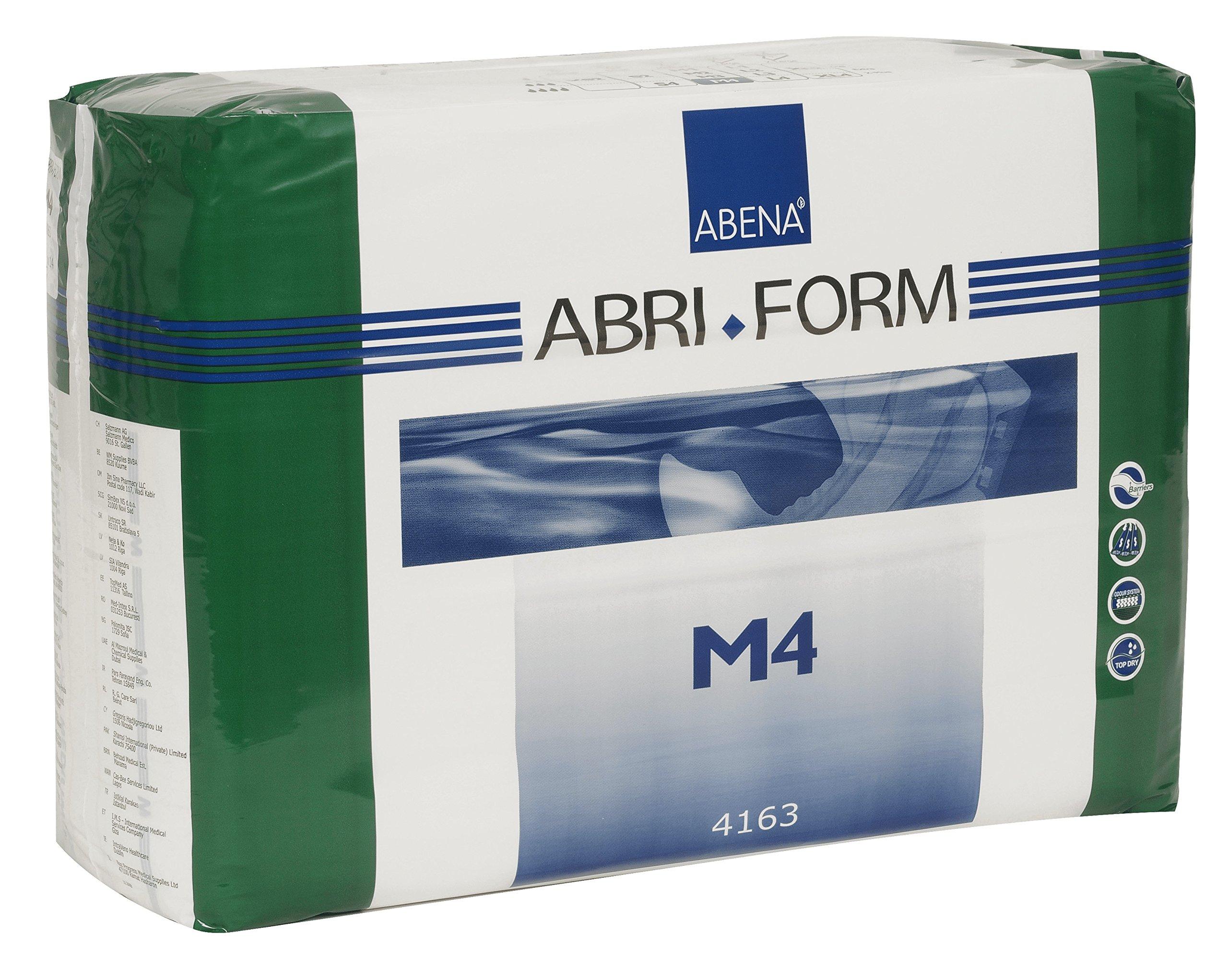 Abena Abena Abri-Form Comfort Plastic-Backed Briefs, Level 4, (Medium To Large Sizes) Medium, 14 Count