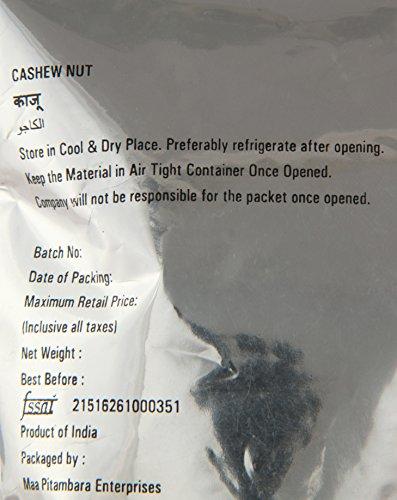 Grandma Agro Konkani Cashew Nuts (Kaju) 250 GM (8.81 Oz)