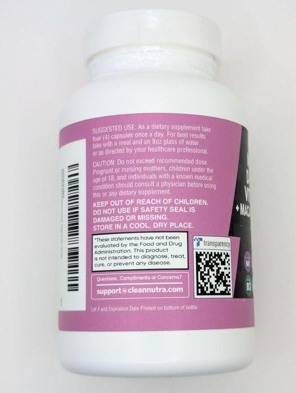 Clean Nutraceuticals Myo-Inositol & D-Chiro Inositol 2050mg Fertility Supplement 40:1 Ratio - Prenatal Vitamins for Women with Ashwagandha Maca Root Vitex Chasteberry Iron DHA Folic Acid DIM Zinc - 2Pack