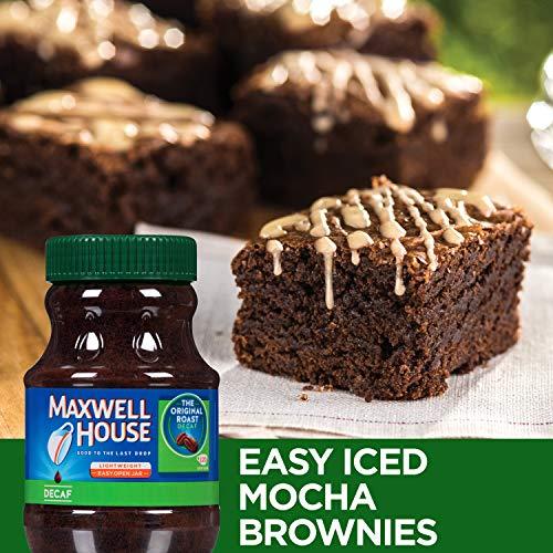 MAXWELL HOUSE Maxwell House Decaf Original Medium Roast Instant Coffee, 8 Ounce (Pack of 3)
