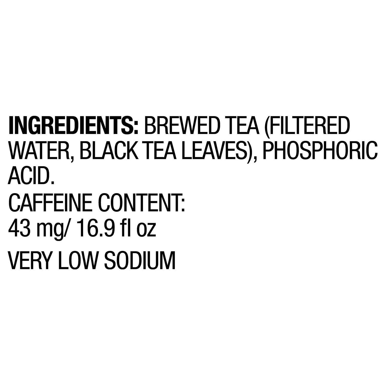 Gold Peak Gold Peak Unsweetened Tea, 16.9 Fluid Ounce (Pack of 18)