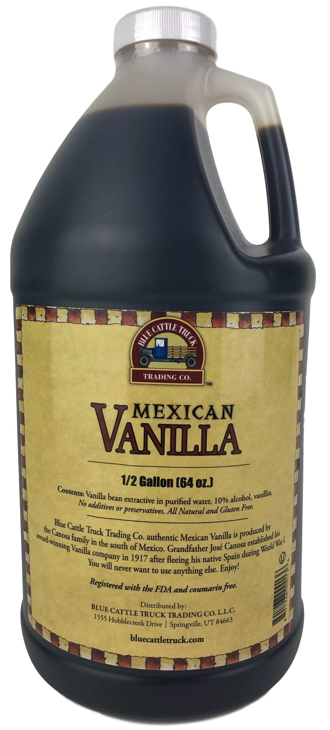Blue Cattle Truck Trading Co. Blue Cattle Truck Trading Co. Traditional Gourmet Mexican Vanilla Extract, Half Gallon, 64 Ounce