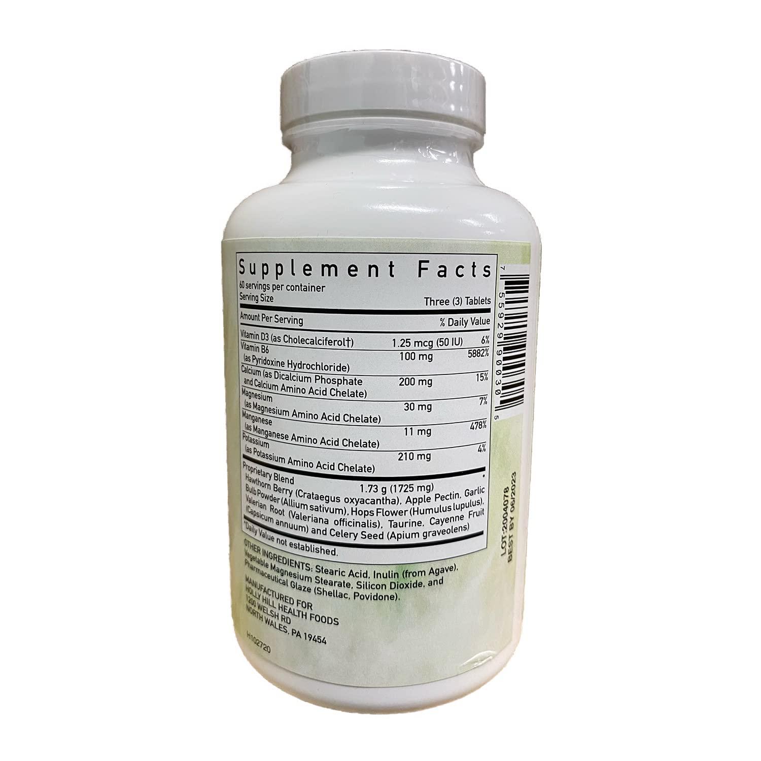 Holly Hill Health Foods Holly Hill Health Foods Blood Pressure Formula, 180 Vegetarian Tablets