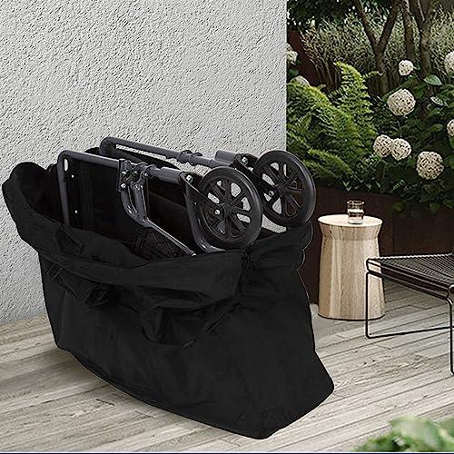 PenRux PenRux Rollator Travel Bag, Waterproof Wheelchair Bag for Folding Walker Large Capacity Oxford Cloth Wheelchair Transport Bag, 45.3x31.5x15.7inch