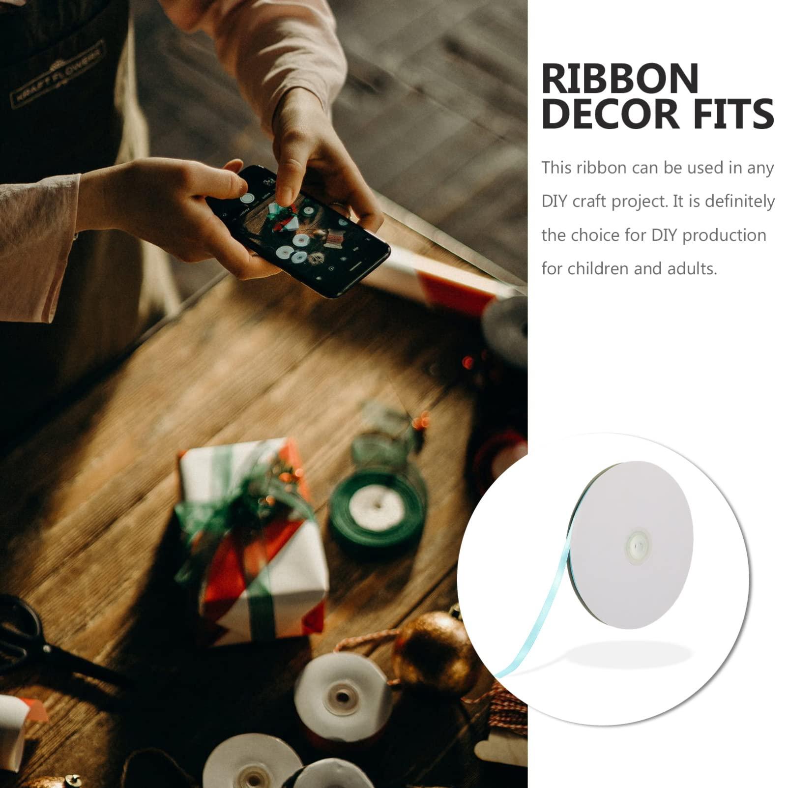 VICASKY VICASKY 6mm Ribbon Ribbon Garland Decor Flower Embellishments Ribbon for Bouquet Polyester Ribbon Ribbons for Presents Ribbon for Hair Flower Packing Accessories Delicate Ribbon