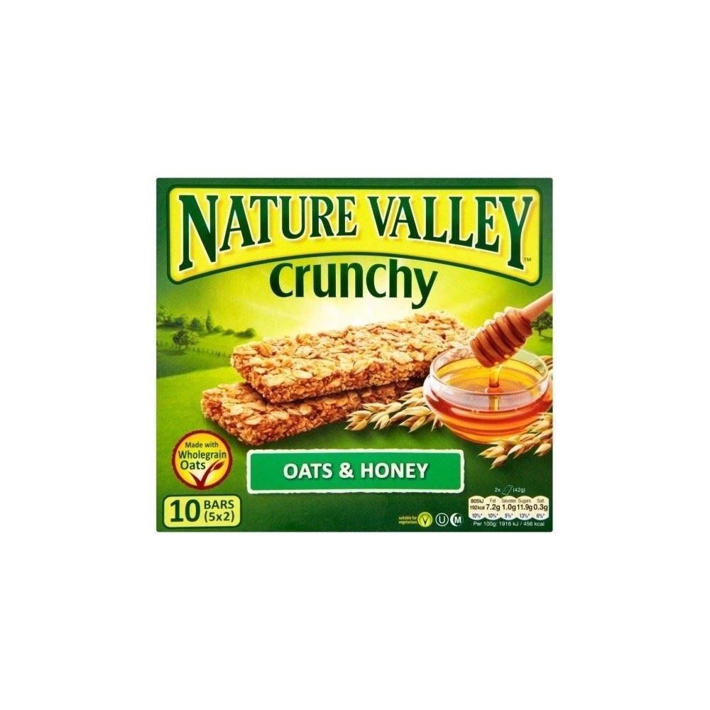 Nature Valley Nature Valley Crunchy Granola Bars - Oats & Honey (5x42g) - Pack of 2