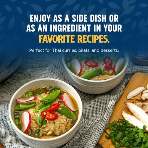 Lundberg Lundberg Organic Jasmine Rice, Long Grain White Rice - Non-Sticky, Fluffy Aromatic Rice, Organically Grown in California, Pantry Staples, 25 Lbs