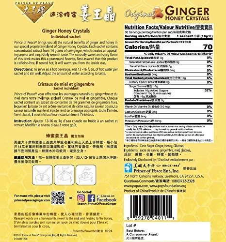 Prince Of Peace Prince of Peace Instant Ginger Honey Crystals (30ct)