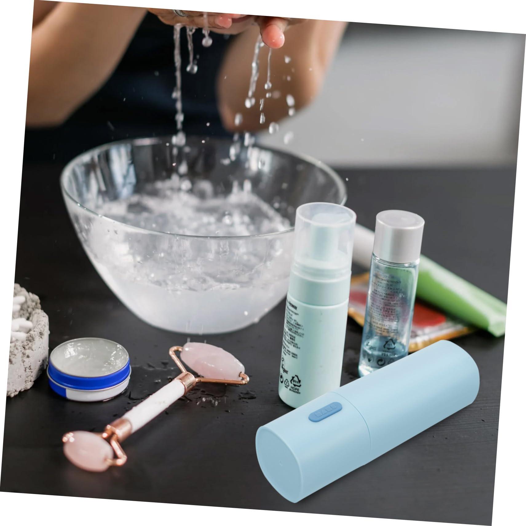 Didiseaon Didiseaon 1pc Travel Toothbrush Container with Lid Travel Size Toiletries Travel Toothpaste Holder Eletric Toothbrush Electric Toothbrush Holder Travel Size Toothpaste Mini Cup Sky-Blue Pp