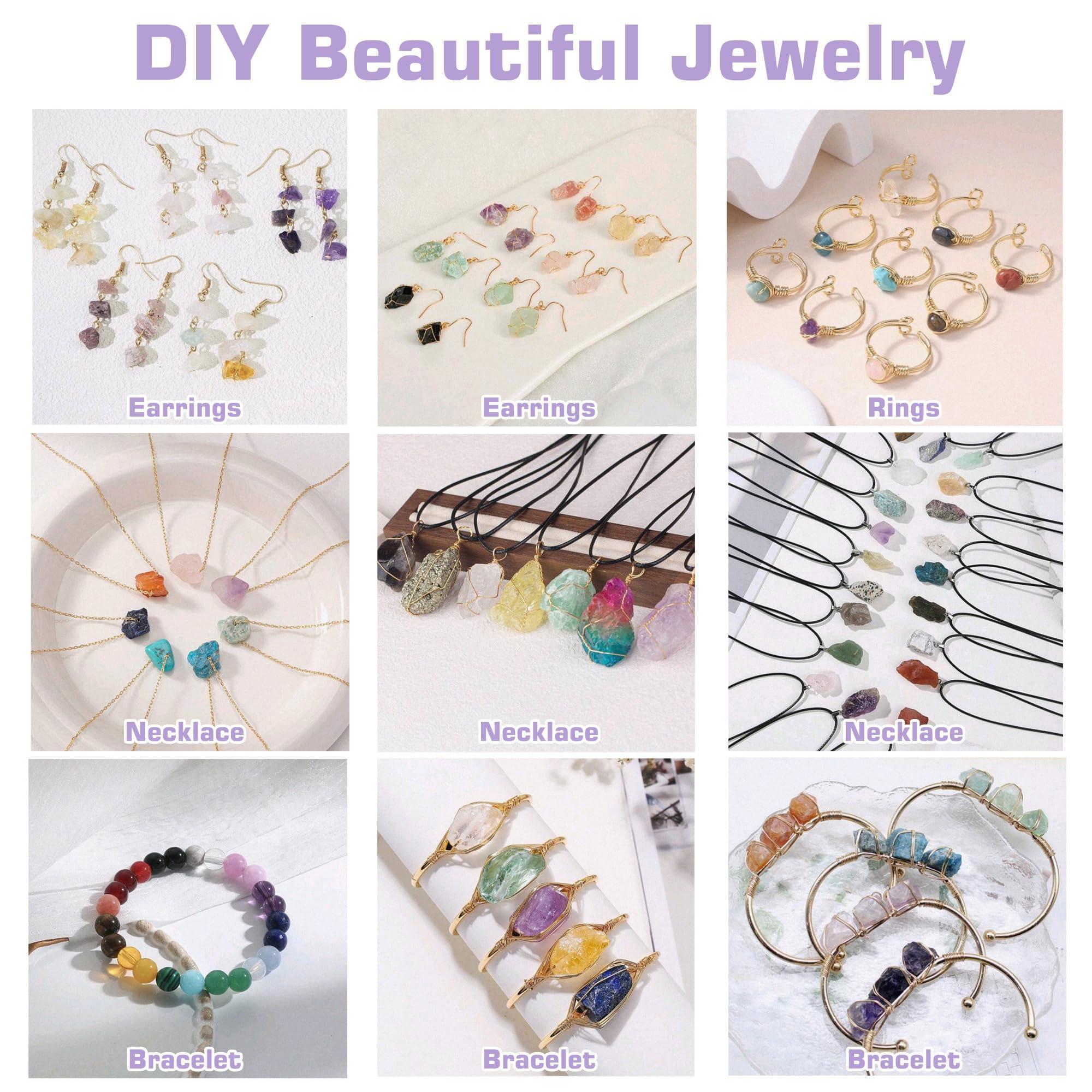 UFEEL UFEEL 1 LB Bulk Rough Clear Quartz Crystal - Large 1\" Natural Raw Stones Crystal for Tumbling, Cabbing, Fountain Rocks, Decoration,Polishing, Wire Wrapping, Wicca & Reiki Healing Crystals